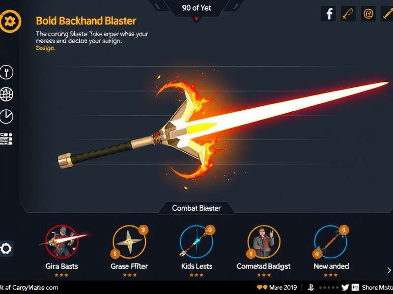 Unique cricket-meets-fighting mechanics Bold Backhand Blaster Combat System