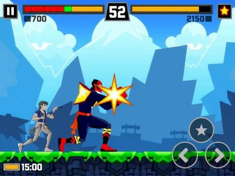 Intense cricket-action hybrid gameplay Bold Backhand Blaster Gameplay Screenshot